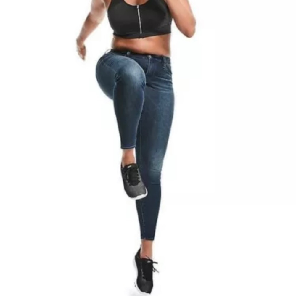 Athleta Sculptek Skinny Jean in Dark Wash - Picture 9 of 10